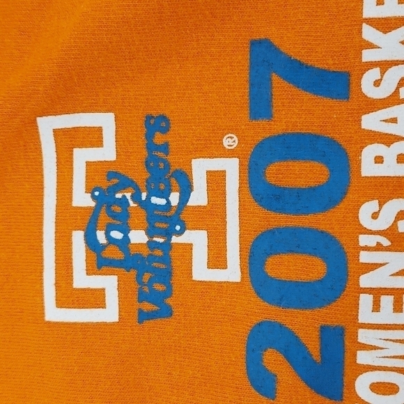 Ut Lady Volunteers 2007 NCAA Champs Tee by Castaways 100% Cotton XXL EUC Unisex - Picture 3 of 8